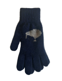 Possum/Merino Gloves - Kiwi