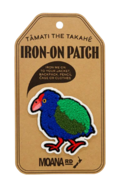 Iron-on Patch Tamati the Takahe