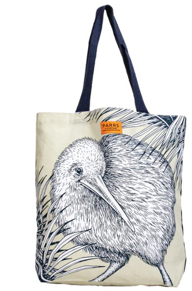 Canvas bag with kiwi