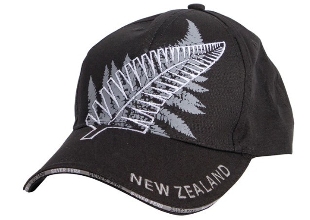 Canvas Ferns Cap - Black