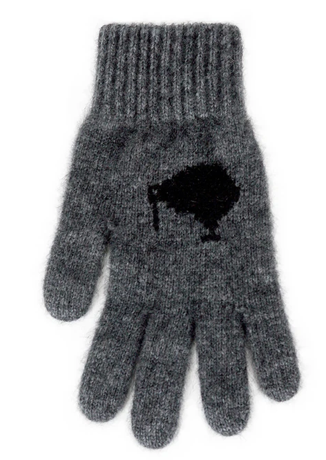 Possum/Merino Gloves - Kiwi