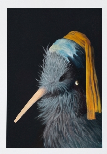 A4 Kiwi with Pearl Print - Unframed