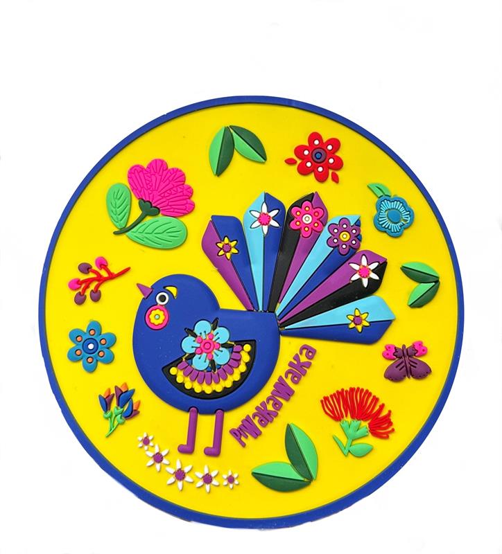 Retro Luggage Tag - Fantail