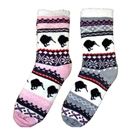 Kiwisoft house socks - Pink