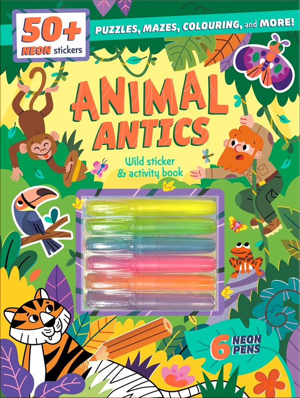 Animal Antics - wild sticker & activity book