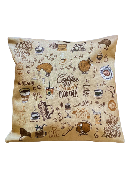 Cushion Cover-  Kawhi (Coffee)