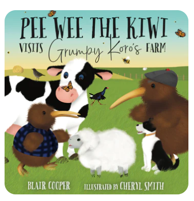 Pee Wee the Kiwi Visits Grumpy Koro's Farm