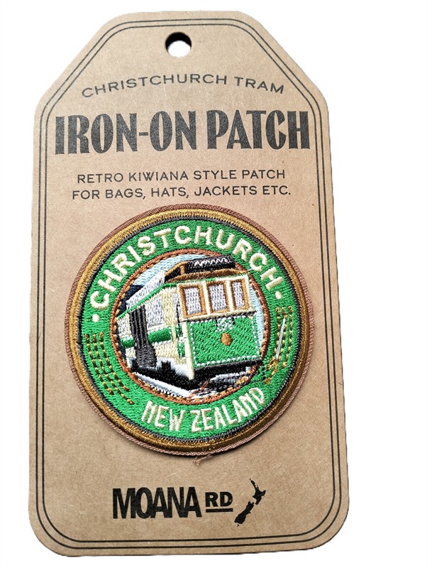Iron-on Patch Christchurch tram