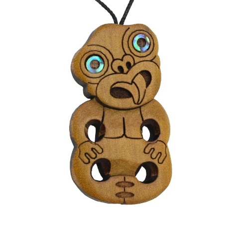 Craved Tiki Pendant