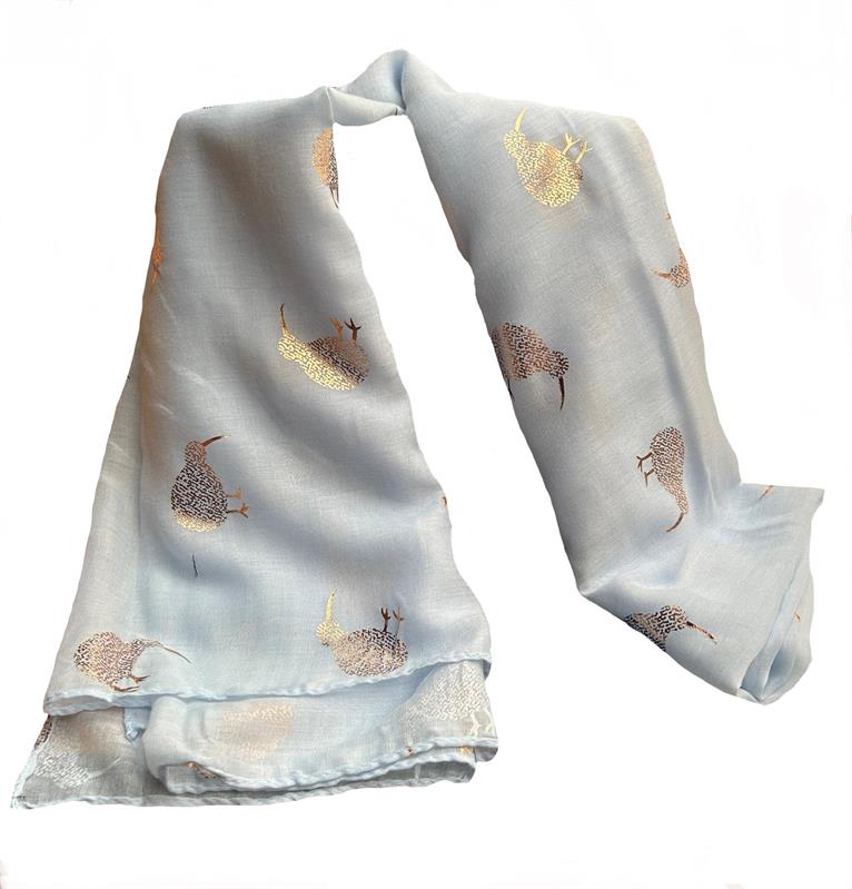 Kiwi Scarf - Orangitea (Light Blue)