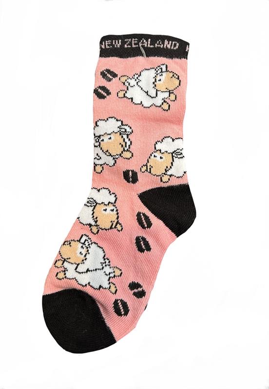 Kids Sheep Socks - Pink